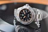 Tag Heuer Aquaracer Calibre 5 Bamford Limited Edition Black Dial Grey Steel Strap Watch for Men - WAY208C.FC6383