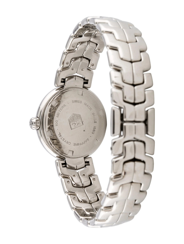 Tag Heuer Link Diamonds Pink Dial Silver Steel Strap Watch for Women - WAT1415.BA0954