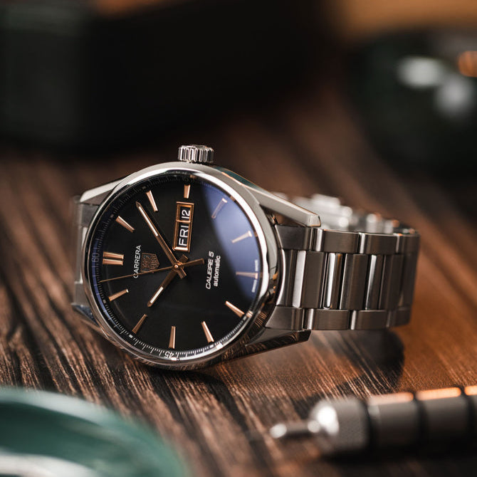 Tag Heuer Carrera Black Dial Watch for Men - WAR201C.BA0723