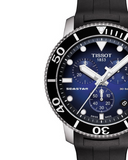 Tissot Seastar 1000 Chronograph Blue Dial Black Rubber Strap Watch For Men - T120.417.17.041.00