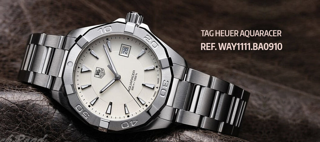 Tag Heuer Aquaracer White Dial Watch for Men - WAY1111.BA0928