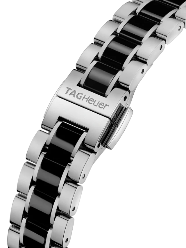 Tag Heuer Formula 1 Quartz Black Dial Two Tone Steel Strap Watch for Women - WBJ141AA.BA0973