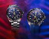 Tag Heuer Formula 1 x Red Bull Racing Chronograph Blue Dial Silver Steel Strap Watch for Men - CAZ101AL.BA0842