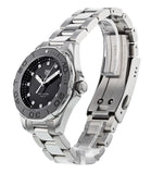 Tag Heuer Aquaracer Quartz Black Dial Silver Steel Strap Watch for Women - WAY131M.BA0748