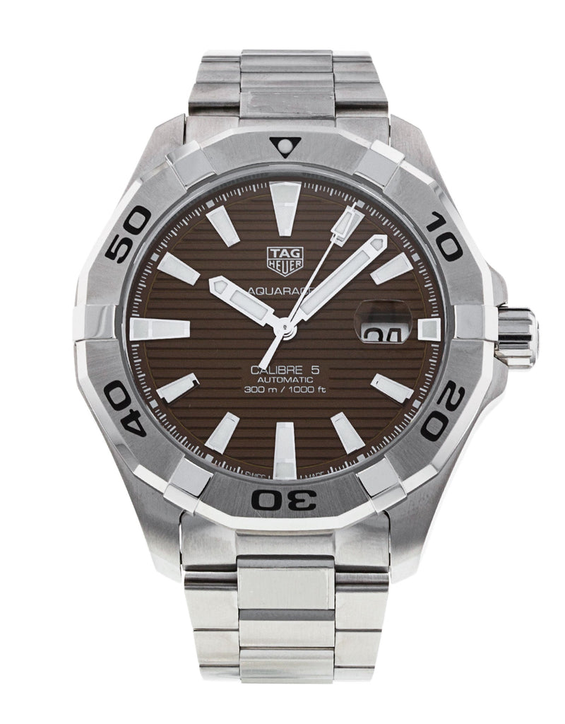 Tag Heuer Aquaracer Sunray Brown Dial Watch for Men - WAY2018.BA0927