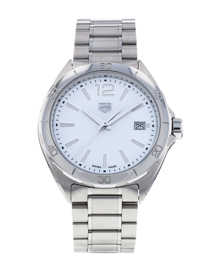 Tag Heuer Formula 1 Mother of Pearl White Dial Silver Steel Strap Watch for Women - WBJ1318.BA0666