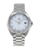 Tag Heuer Formula 1 White Mother of Pearl Dial Silver Steel Strap Watch for Women - WBJ1319.BA0666