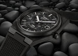 Tissot PRX Powermatic 80 Carbon Black Dial Black Rubber Strap Watch for Men - T137.907.97.201.00