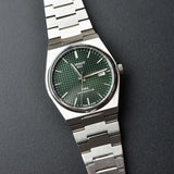 Tissot PRX Powermatic 80 Green Dial Silver Steel Strap Watch For Men - T137.407.11.091.00
