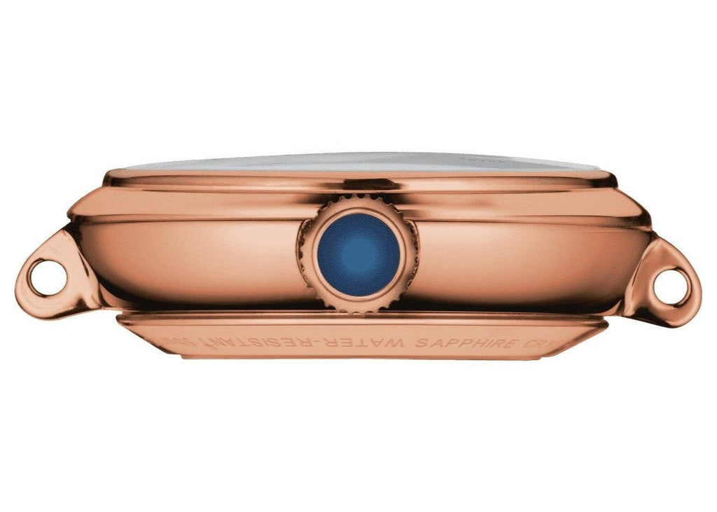 Tissot Bellissima Automatic Silver Dial Brown Leather Strap Watch For Women - T126.207.36.013.00