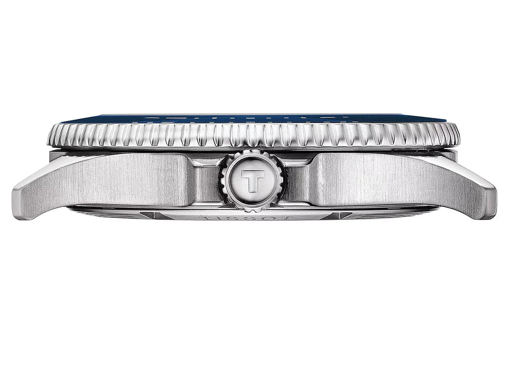 Tissot Seastar 1000 Blue Dial Silver Steel Strap Watch For Men - T120.410.11.041.00