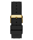 Guess Fame Quartz Black Dial Black Leather Strap Watch For Women - GW0504L5