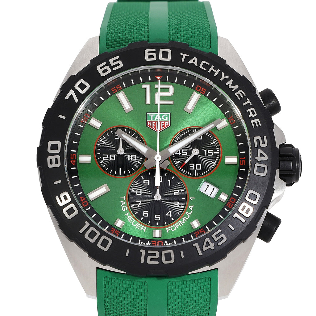 Tag Heuer Formula 1 Green Dial Watch for Men - CAZ101AP.FT8056