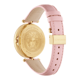 Versace Palazzo Empire Pink Dial Pink Leather Strap Watch for Women - VCO030017
