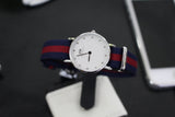 Daniel Wellington Classy Oxford White Dial Two Tone Nylon Strap Watch For Women - DW00100072