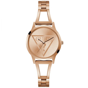 Guess Lola Rose Gold Dial Rose Gold Steel Strap Watch For Women - W1145L4
