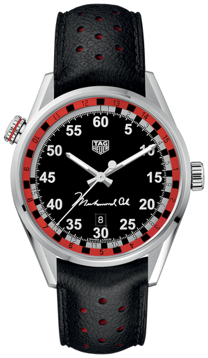Tag Heuer Carrera Muhammad Ali Black Dial Watch for Men - WAR2A11.FC6337