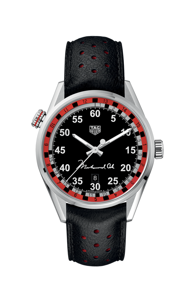 Tag Heuer Carrera Muhammad Ali Black Dial Watch for Men - WAR2A11.FC6337