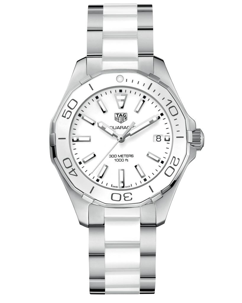 Tag Heuer Aquaracer White Dial Watch for Women - WAY131B.BA0914