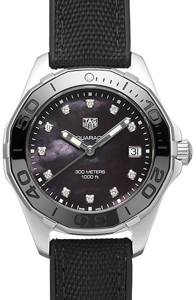 Tag Heuer Aquaracer Black Mother of Pearl Dial Watch for Women - WAY131M.FT6092