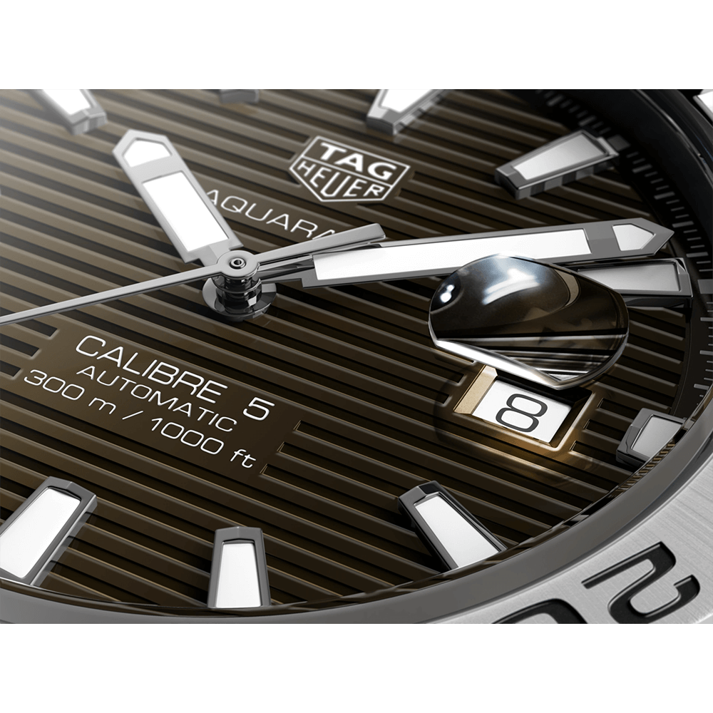 Tag Heuer Aquaracer Sunray Brown Dial Watch for Men - WAY2018.BA0927