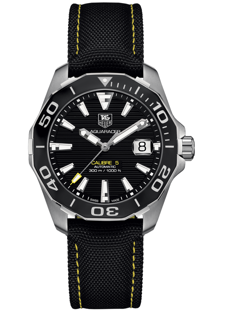 Tag Heuer Aquaracer Black Dial Watch for Men - WAY211A.FC6362