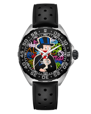 Tag Heuer Formula 1 Alec Monopoly Black Dial Watch for Men - WAZ1117.FT8023