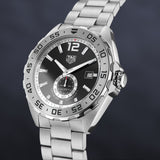 Tag Heuer Formula 1 Automatic Black Dial Silver Steel Strap Watch for Men - WAZ2012.BA0842