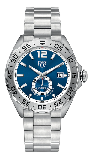 Tag Heuer Formula 1 Calibre 6 Automatic Blue Dial Silver Steel Strap Watch for Men - WAZ2014.BA0842
