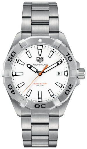 Tag Heuer Aquaracer White Dial Watch for Men - WBD1111.BA0928