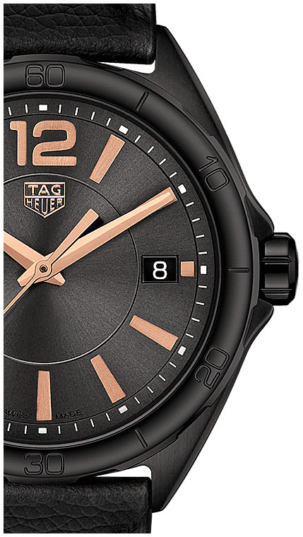 Tag Heuer Formula 1 Quartz Black Dial Black Leather Strap Watch for Women - WBJ1314.FC8230