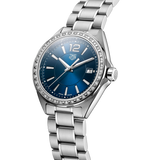 Tag Heuer Formula 1 Quartz Diamonds Blue Dial Silver Steel Strap Watch for Women - WBJ1316.BA0666