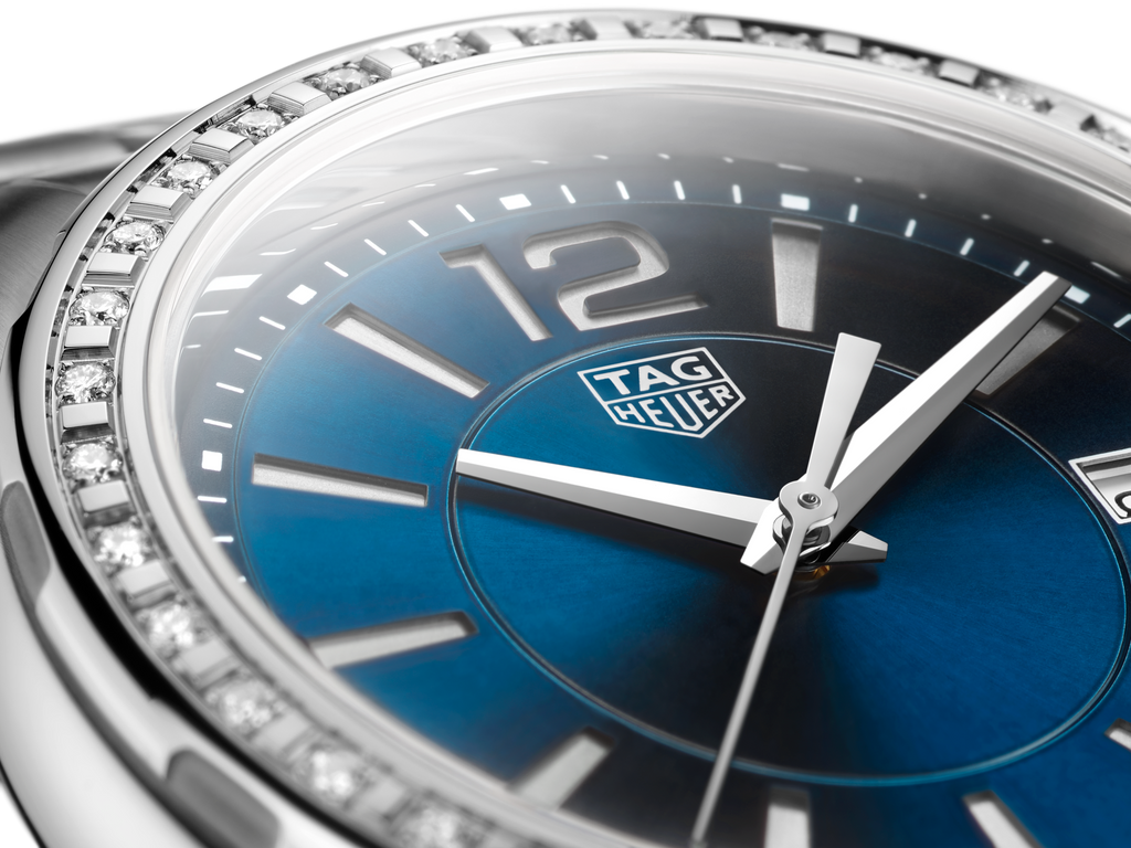 Tag Heuer Formula 1 Quartz Diamonds Blue Dial Silver Steel Strap Watch for Women - WBJ1316.BA0666