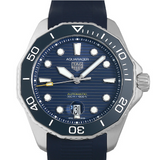 Tag Heuer Aquaracer Professional 300 Automatic Blue Dial Blue Rubber Strap Watch for Men - WBP201B.FT6198