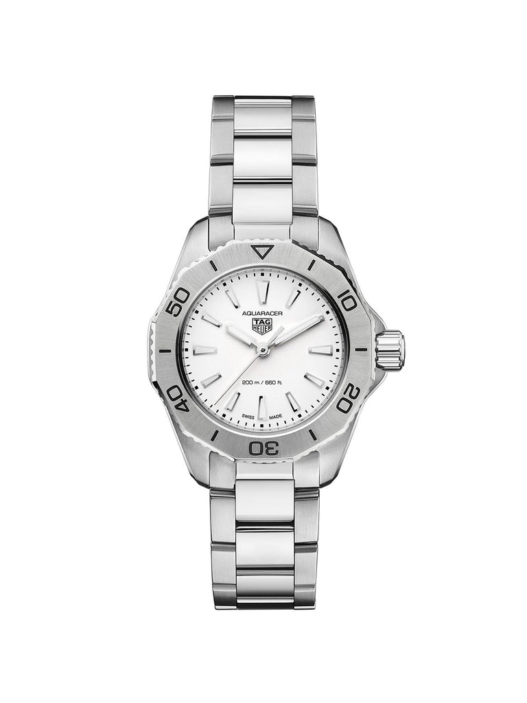 Tag Heuer Aquaracer Professional 200 Quartz Mother of Pearl Dial Silver Steel Strap Watch for Women - WBP1418.BA0622