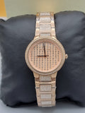 Michael Kors Gabbi Rose Gold Dial Rose Gold Steel Strap Watch For Women - MK3986