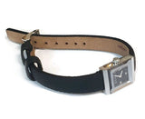 Gucci G-Frame Black Dial Black Leather Strap Watch For Women - YA128526