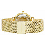 Michael Kors Auden Three Hand White Dial Gold Mesh Strap Watch for Women - MK7150