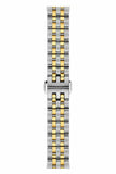 Tissot Ballade Powermatic 80 Mother of Pearl Silver Dial Two Tone Steel Strap Watch For Women - T108.208.22.117.00