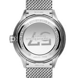 Breitling Superocean Heritage '57 Black Dial Silver Mesh Bracelet Watch for Men - A10370121B1A1