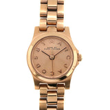 Marc Jacobs Dinky Rose Gold Dial Rose Gold Steel Strap Watch for Women - MBM3200