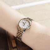 Tissot Le Locle Automatic Small Lady White Dial Two Tone Steel Strap Watch For Women - T41.2.183.34
