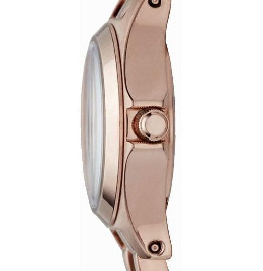 Marc Jacobs Dinky Rose Gold Dial Rose Gold Steel Strap Watch for Women - MBM3200