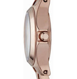 Marc Jacobs Dinky Rose Gold Dial Rose Gold Steel Strap Watch for Women - MBM3200