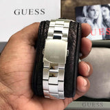 Guess Axle Chronograph Black Dial Stainless Steel Watch For Men - GW0488G1