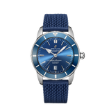 Breitling Superocean Heritage B20 Automatic 46 Blue Dial Blue Mesh Bracelet Watch for Men - AB2020161C1S1