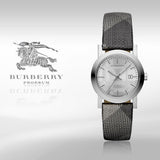 Burberry The City Silver Dial Multicolored Leather Strap Watch for Women - BU1873