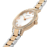 Emporio Armani Cleo Mother of Pearl Dial Two Tone Steel Strap Watch For Women - AR11499