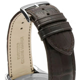 Emporio Armani Valente Chronograph Amber Dial Brown Leather Strap Watch For Men - AR1634