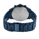 Armani Exchange Hampton Chronograph Blue Dial Blue Steel Strap Watch For Men - AX2430